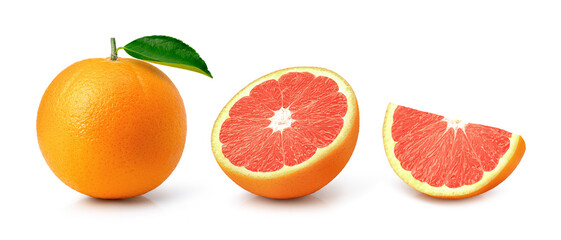 set of grapefruit