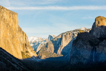 Winter landscape in Yosemite National Park, Unites States Of America