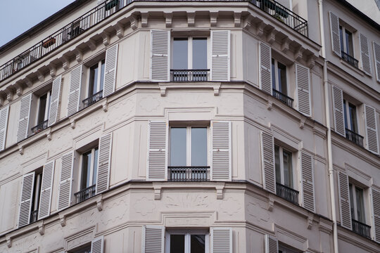 Facade of building with windows