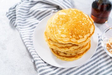 Coconut banana pancakes