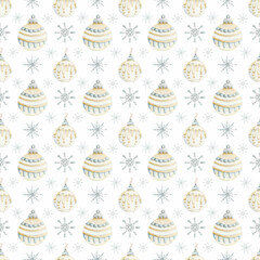 Watercolor digital paper with Christmas toys. Great for print, web, textile design, scrapbooking and other creative uses.