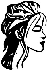 illustration of a girl