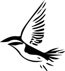 bird tattoo vector