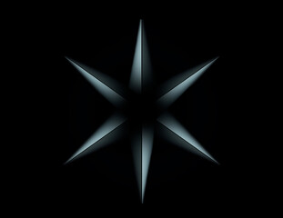 Metallic star graphic design 12