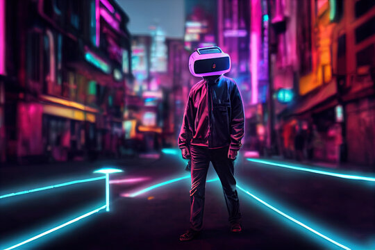 City in virtual reality