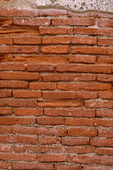Old Bricks wall Ayutthaya background 