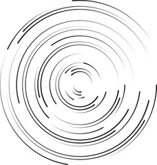 Rotating speed Lines in Spiral Form for comic books . fireworks Explosion background . Vector Illustration . Starburst round Logo . Spiral Design element . Abstract Geometric star rays . Sunburst .