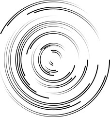 Rotating speed Lines in Spiral Form for comic books . fireworks Explosion background . Vector Illustration . Starburst round Logo . Spiral Design element . Abstract Geometric star rays . Sunburst .