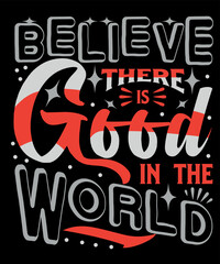 Simple typography t-shirt design print template