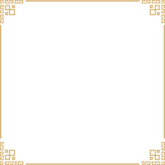 Chinese Border Frame Square