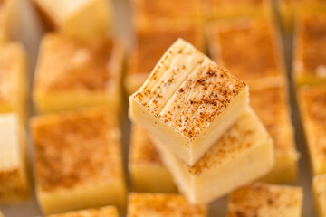 Christmas Eggnog fudge