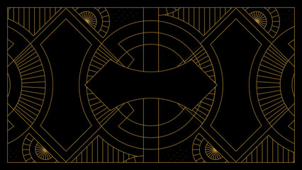 Gradient art deco background