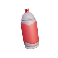 3d illustration of spray paint icon