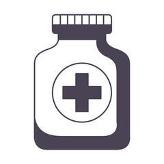 Drug bottle icon