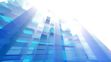 Abstract architectural background 3d rendering 
