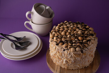 photo cutlery and crockery and cake