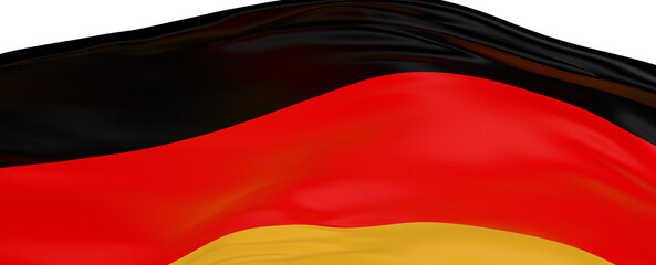Naklejka premium 3D illustration of germany flag
