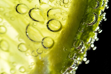 lime and bubbles 