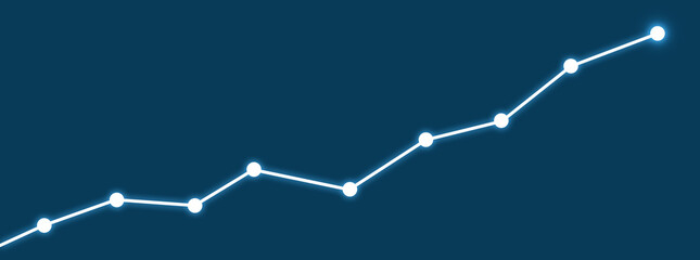  Financial growth graph. Business. Increase