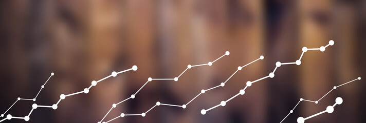  Financial growth graph. Business. Increase