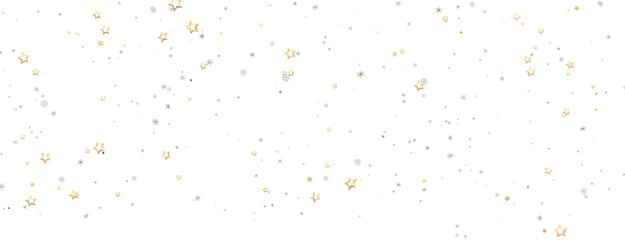 Snowflakes Falling On Snow - Winter Banner