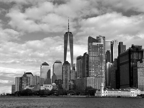 Manhattan New York City Skyline View