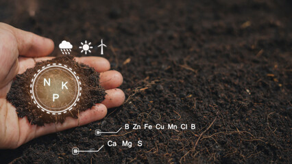 The benefits of nutrients in soil and plants.The concept of applying modern technology in...