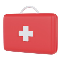 Obraz premium First aid kit 3D icon