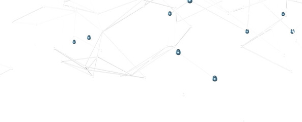 Abstract network of physical devices on the Internet using a network connection