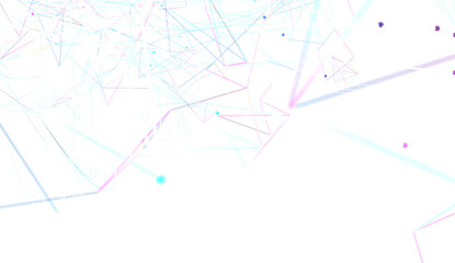 technology with polygonal shapes on dark blue background. Design digital technology