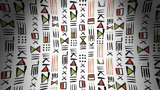 Tribal Maya Graphic loop background