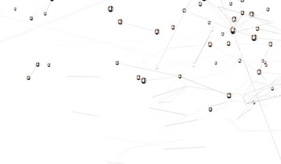 network structure - abstract design connection