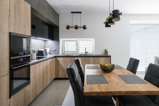modern kitchen interior