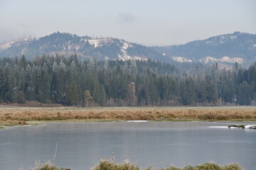 lake in the mountains