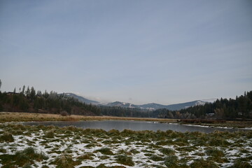 lake in the mountains