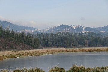 lake in the mountains