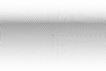 Halftone monochrome pattern with dots. Minimalism, vector. Background for posters, websites, business cards, postcards, interior design.