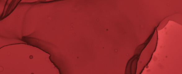 Grunge Blood Background. Red Ink Banner. Horror