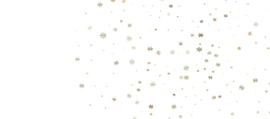 Snowflakes and bokeh lights on the blue Merry Christmas background. 3D render png