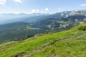Fototapeta premium Rila Mountain near The Seven Rila Lakes, Bulgaria