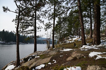 winter in the mountains