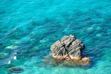 Parque Natural de los Acantilados de Maro-Cerro Gordo, cerca de Nerja, Málaga, Andalucía, España