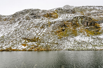 Flüela, Flüelapass, Alpen, Passhöhe, Passstrasse, Bergstrasse, Steinschlag, Felsen,...