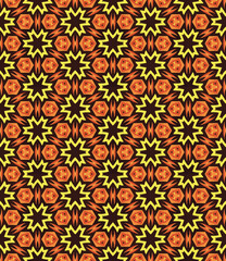 Multi color seamless abstract pattern. Background and backdrop. Multi Colored. Colorful ornamental design. Colored mosaic ornaments. Vector graphic illustration. EPS10.