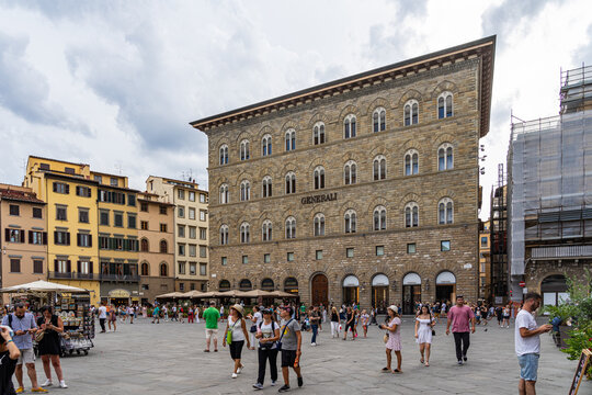 Piazza della Signoria in Florence, Italy.