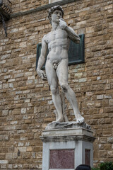 Fototapeta na wymiar Piazza della Signoria in Florence, Italy.