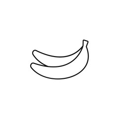 Banana icon for web, computer and mobile app