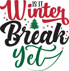 is it winter break yet