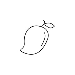 Mango Icon On Trendy Design.