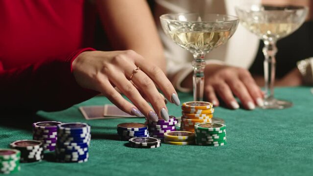 Group happy people are talking make bets gambiling in a casino. Entertainment industry and luxury lifestyle. Concept of casino gambling and poker.
